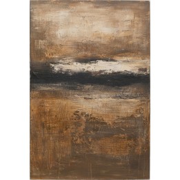 Tableau abstrait marron - Dusty Horizon - Kare Design