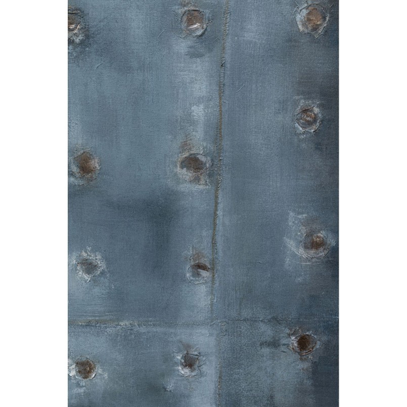 Tableau sur toile Moody bleu 150x120cm