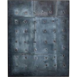 Tableau sur toile Moody bleu 150x120cm
