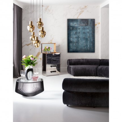 Canvas Picture Moody 120x150cm blue Kare Design