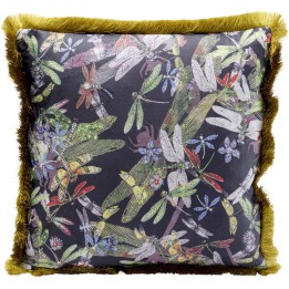 Libellenkussen zwart - Tropische tuin - Kare Design