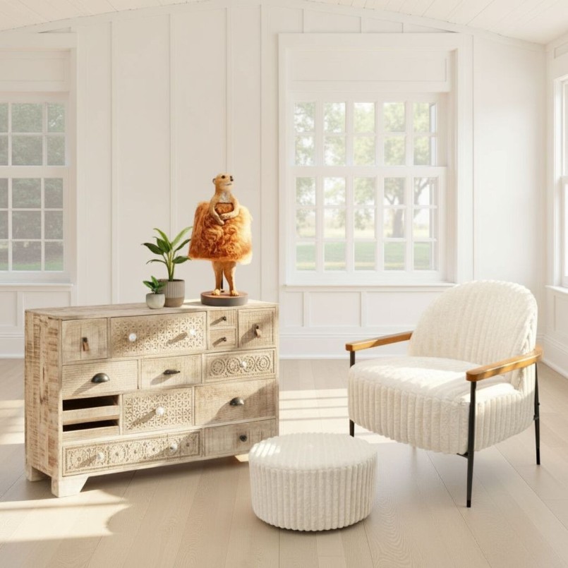 Etnische houten ladenkast - Puro - Kare Design