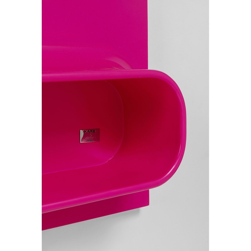 Miroir mural Aero LED pink 80x141cm