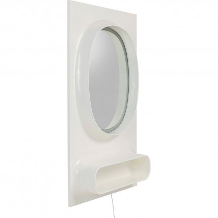 Spiegel Aero LED 141x80cm wit Kare Design