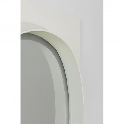 Mirror Aero LED 141x80cm white Kare Design