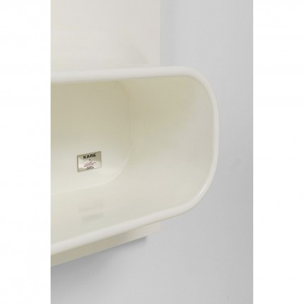 Miroir Aero LED 141x80cm blanc Kare Design