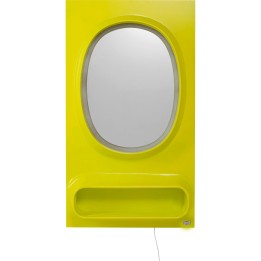 Miroir mural Aero LED vert 80x141cm