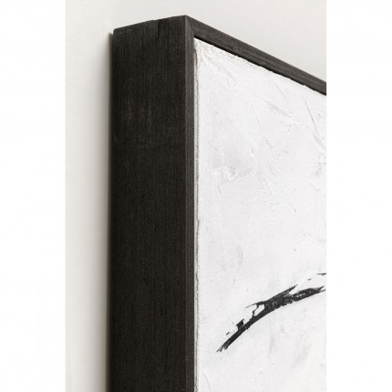 Schilderij Sketch 120x120cm wit Kare Design