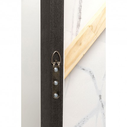 Schilderij Sketch 120x120cm wit Kare Design