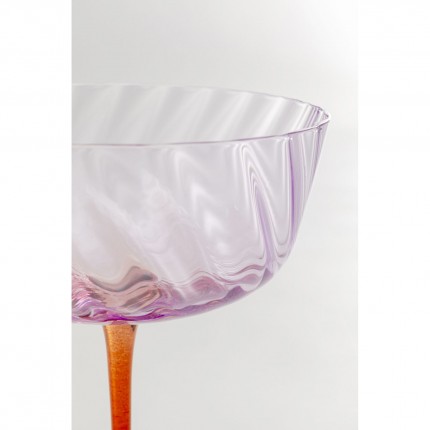 Champagneglazen Twist (4/set) Kare Design