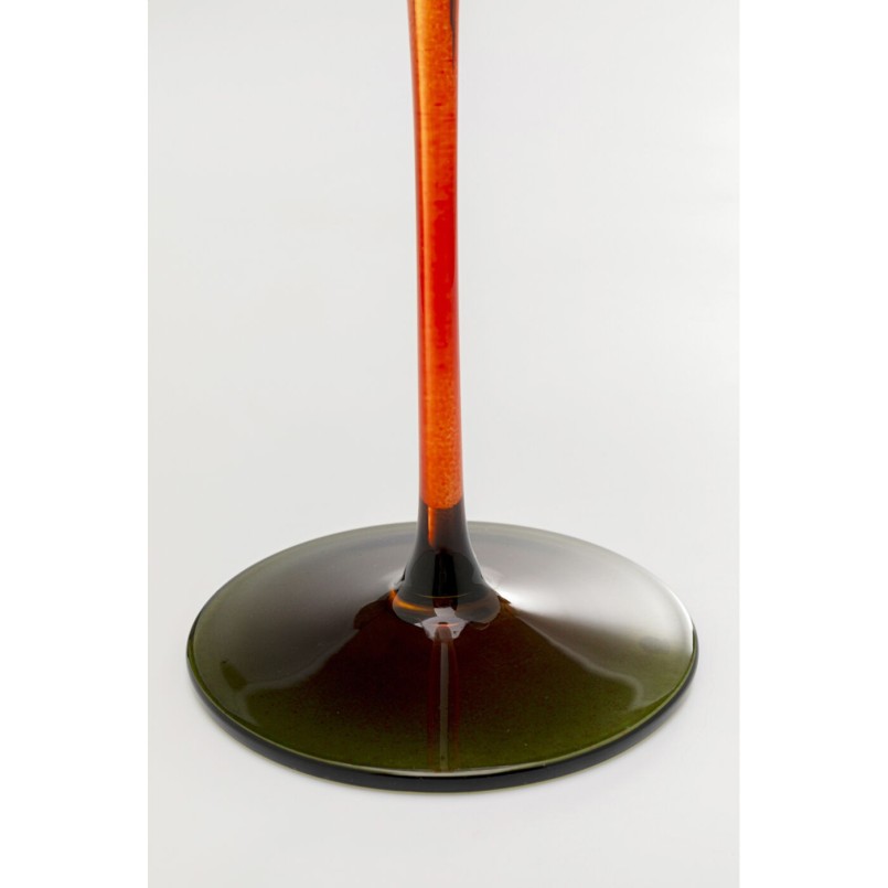 Verre à champagne Twist 18cm ass.