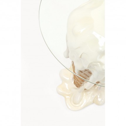 Table de bar glace 48cm vanille Kare Design