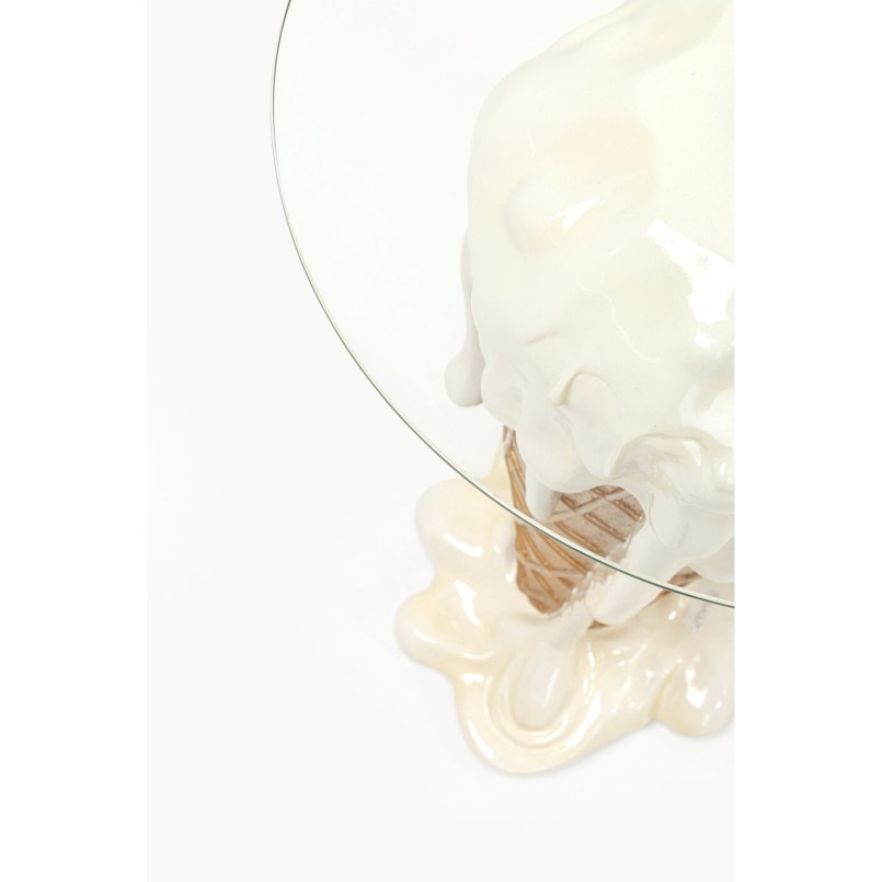 Table bistrot Ice crème vanilla Ø48cm