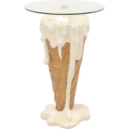 Table bistrot Ice crème vanilla Ø48cm