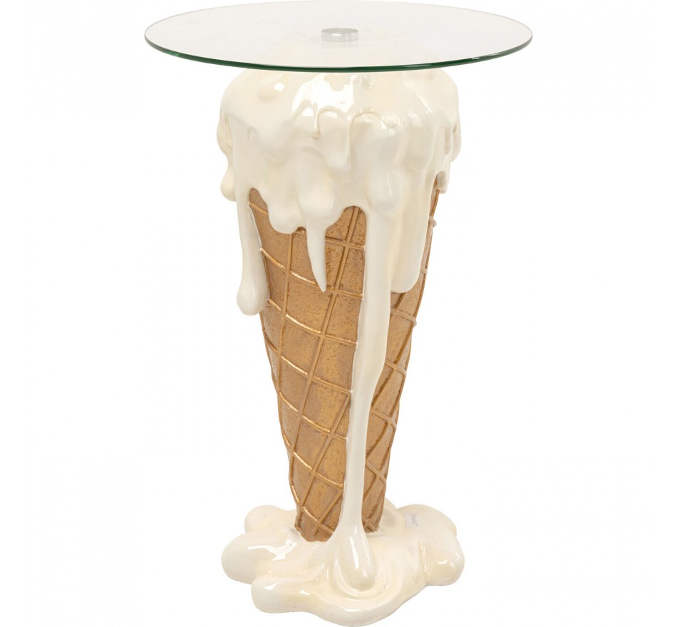 Bar Table icecream vanilla Ø48cm Kare Design