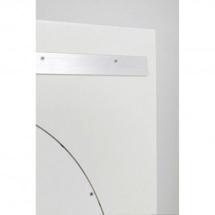 Mirror Aero LED 141x80cm black Kare Design