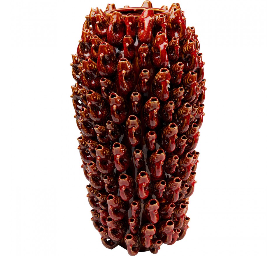 Vase poissons rouges 63cm Kare Design