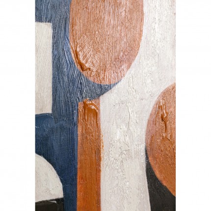 Canvas Picture Pinceau Shape 55x75cm Kare Design