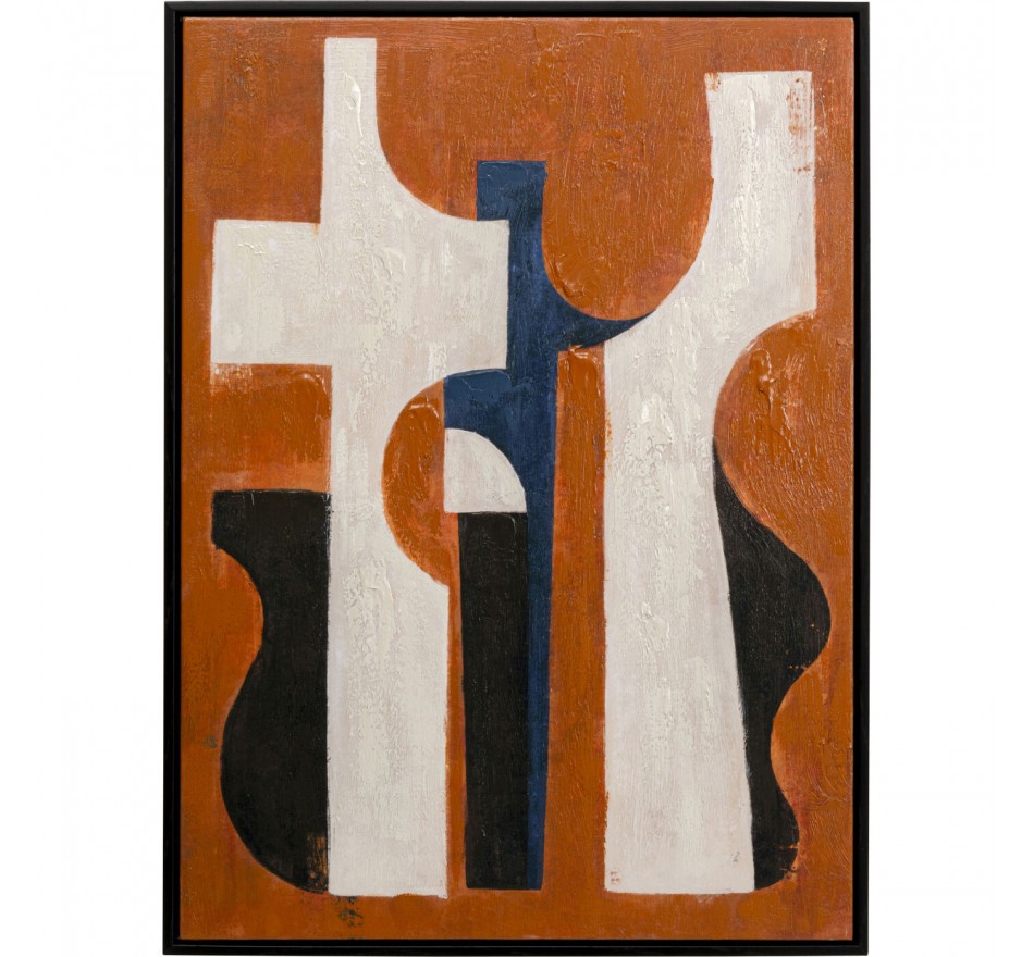 Schilderij Pinceau Shape 55x75cm Kare Design