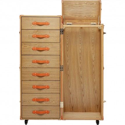 Malle-armoire Monaco orange Kare Design