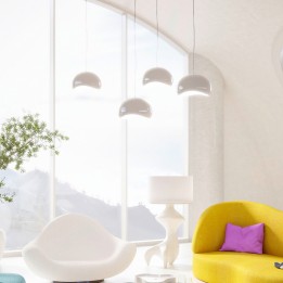 Pendant Lamp Cloud Beam 45cm white Kare Design
