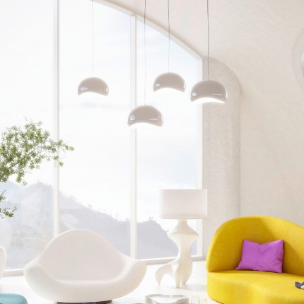 Suspension Cloud Beam 45cm blanche Kare Design