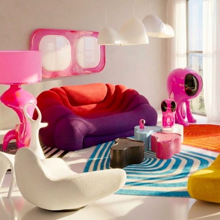 Decoratie Blobb roze XL 100cm Kare Design