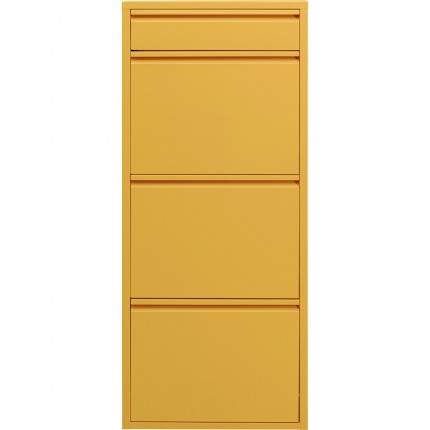 Shoe Container Caruso yellow 3+1 drawers Kare Design