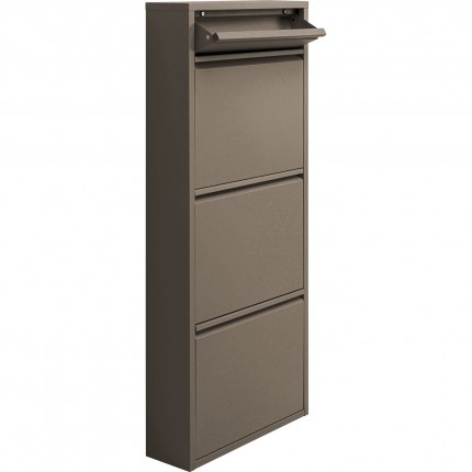 Shoe Container Caruso taupe 3+1 drawers Kare Design