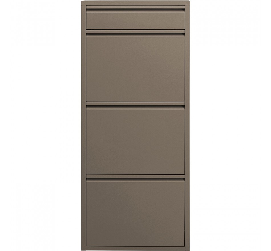 Shoe Container Caruso taupe 3+1 drawers Kare Design