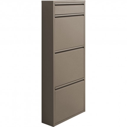 Shoe Container Caruso taupe 3+1 drawers Kare Design