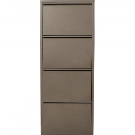 Schoenenkast Caruso taupe 4 laden Kare Design