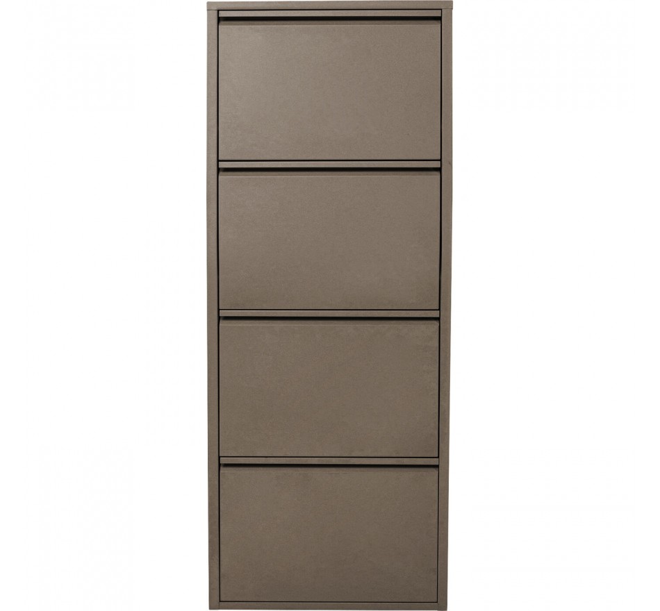 Shoe Container Caruso taupe 4 drawers Kare Design