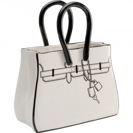 Vaas Favola tas wit en zwart Kare Design