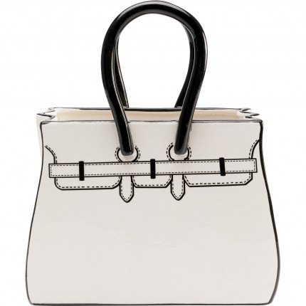 Vaas Favola tas wit en zwart Kare Design