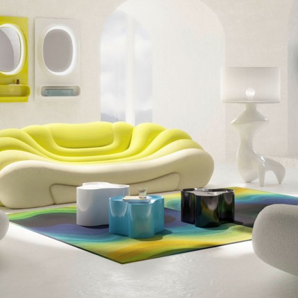 Salontafel Lotus 30cm zwart Kare Design