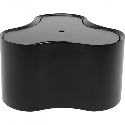 Table basse Lotus 30cm noire Kare Design