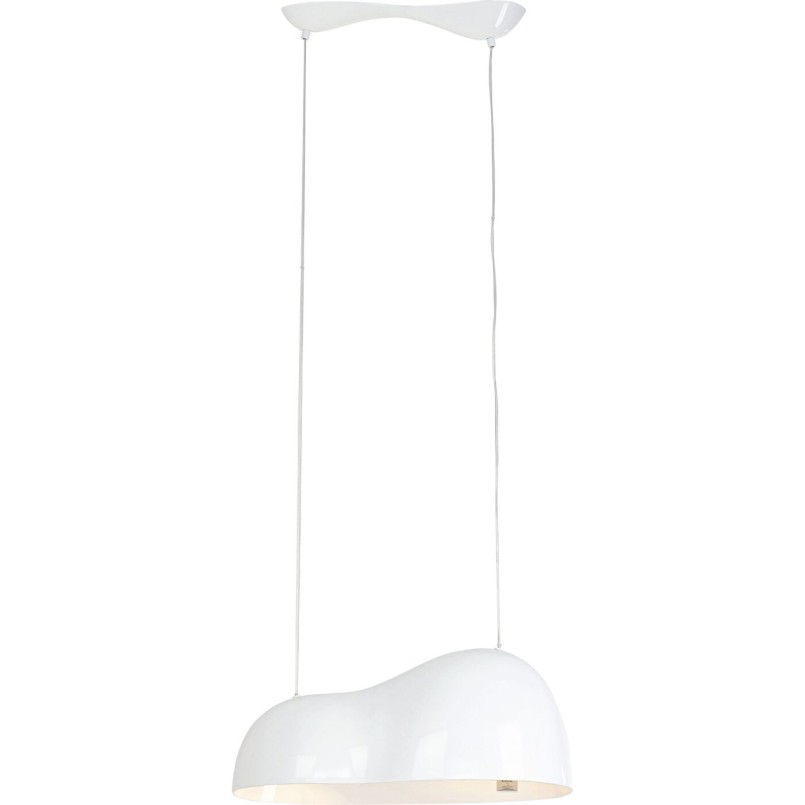 Suspension Cloud Beam Double blanc 70cm