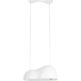 Suspension Cloud Beam Double blanc 70cm