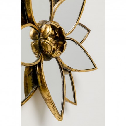 Wall Decoration mirror lotus Ø33cm Kare Design