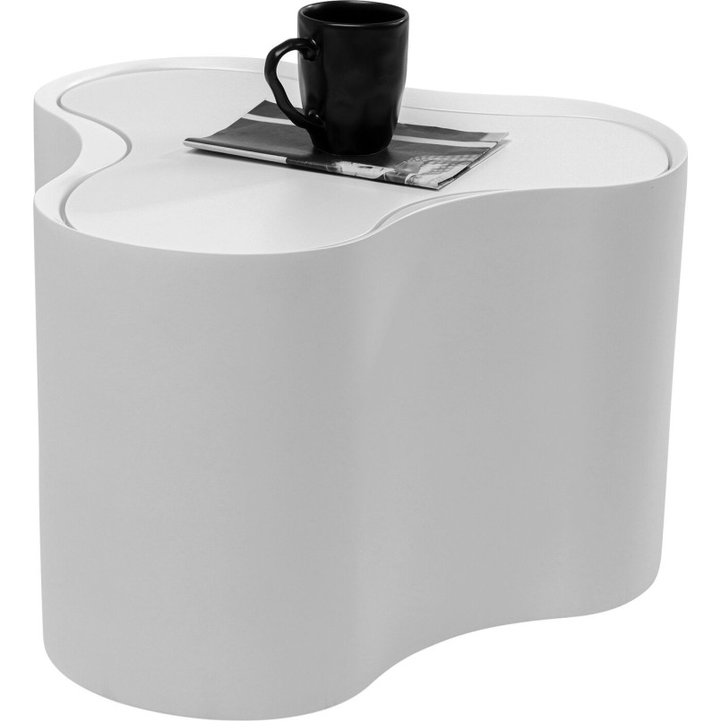 Table d appoint Lotus blanc 30cm