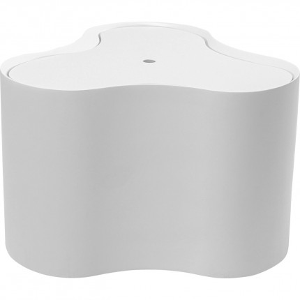 Table basse Lotus 30cm blanche Kare Design