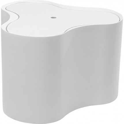 Table basse Lotus 30cm blanche Kare Design