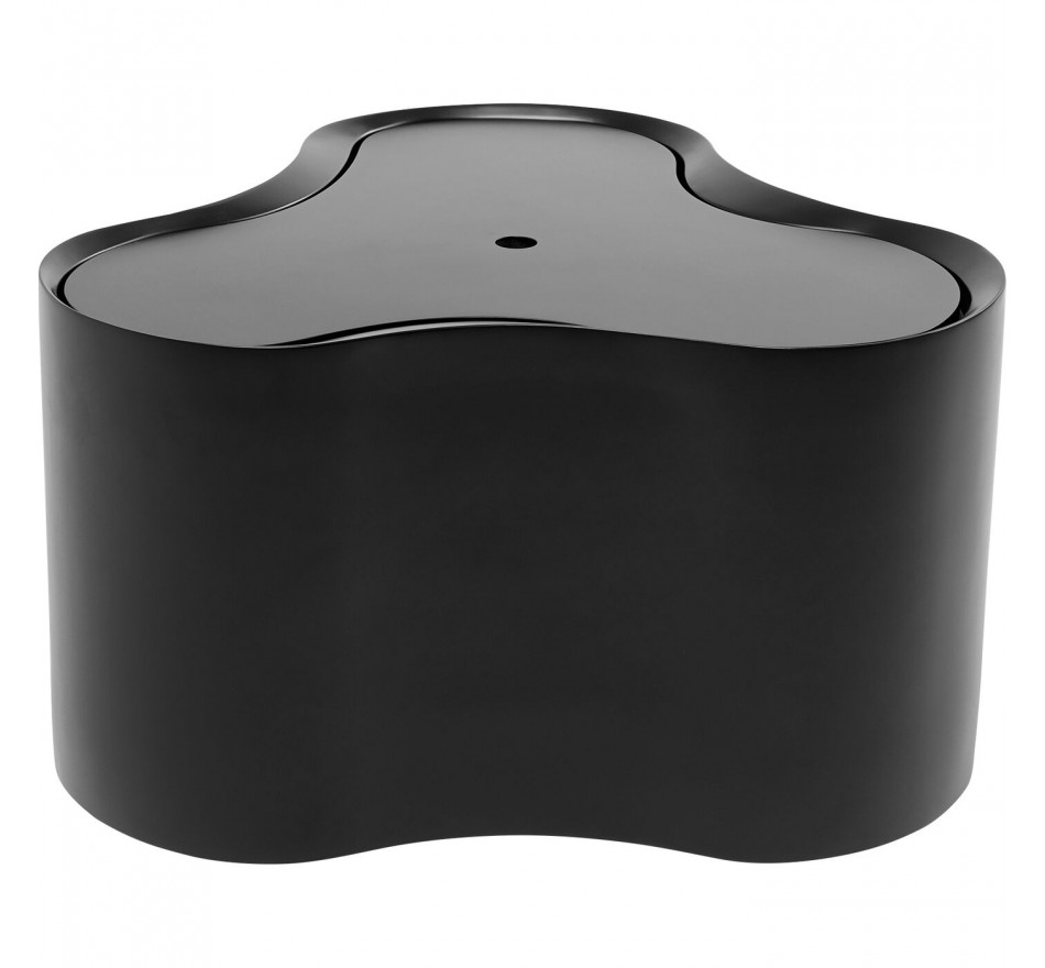 Table basse Lotus 35cm noire Kare Design