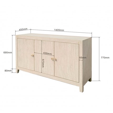 Dressoir Travertino Kare Design