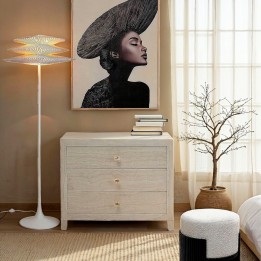 Commode en marbre minéral - Travertino - Kare Design