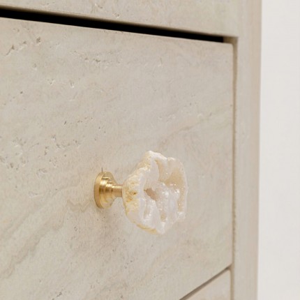 Chevet Travertino 2 tiroirs Kare Design