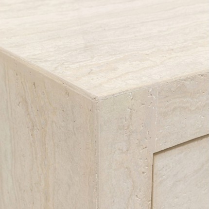 Nachtkastje Travertino 2 lades Kare Design