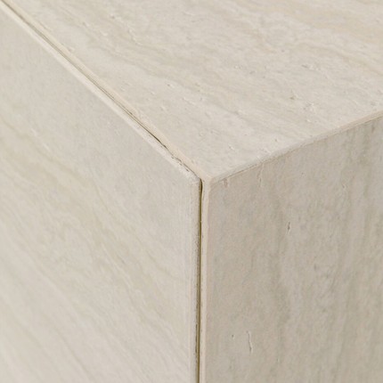 Nightstand Travertino 1 drawer Kare Design