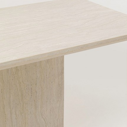 Eettafel Travertino 160x90cm Kare Design